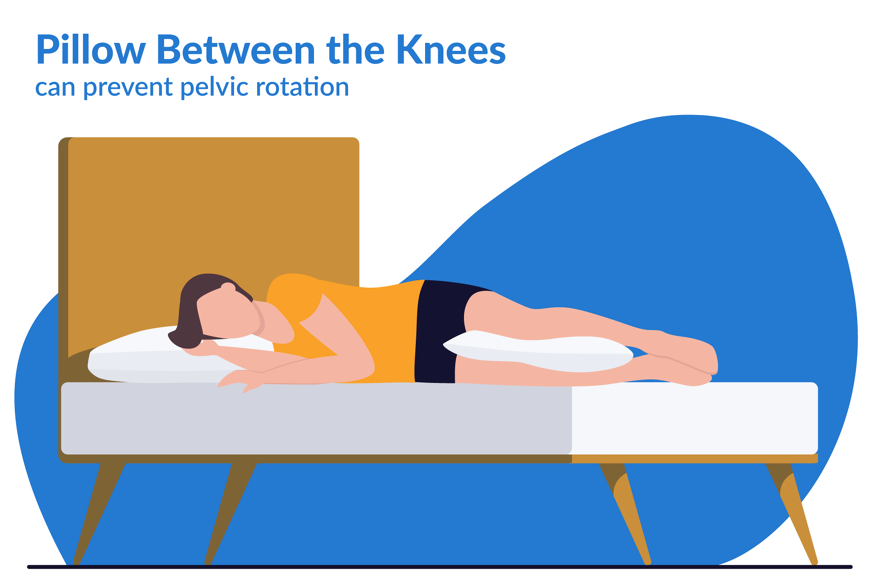 pillow between knees